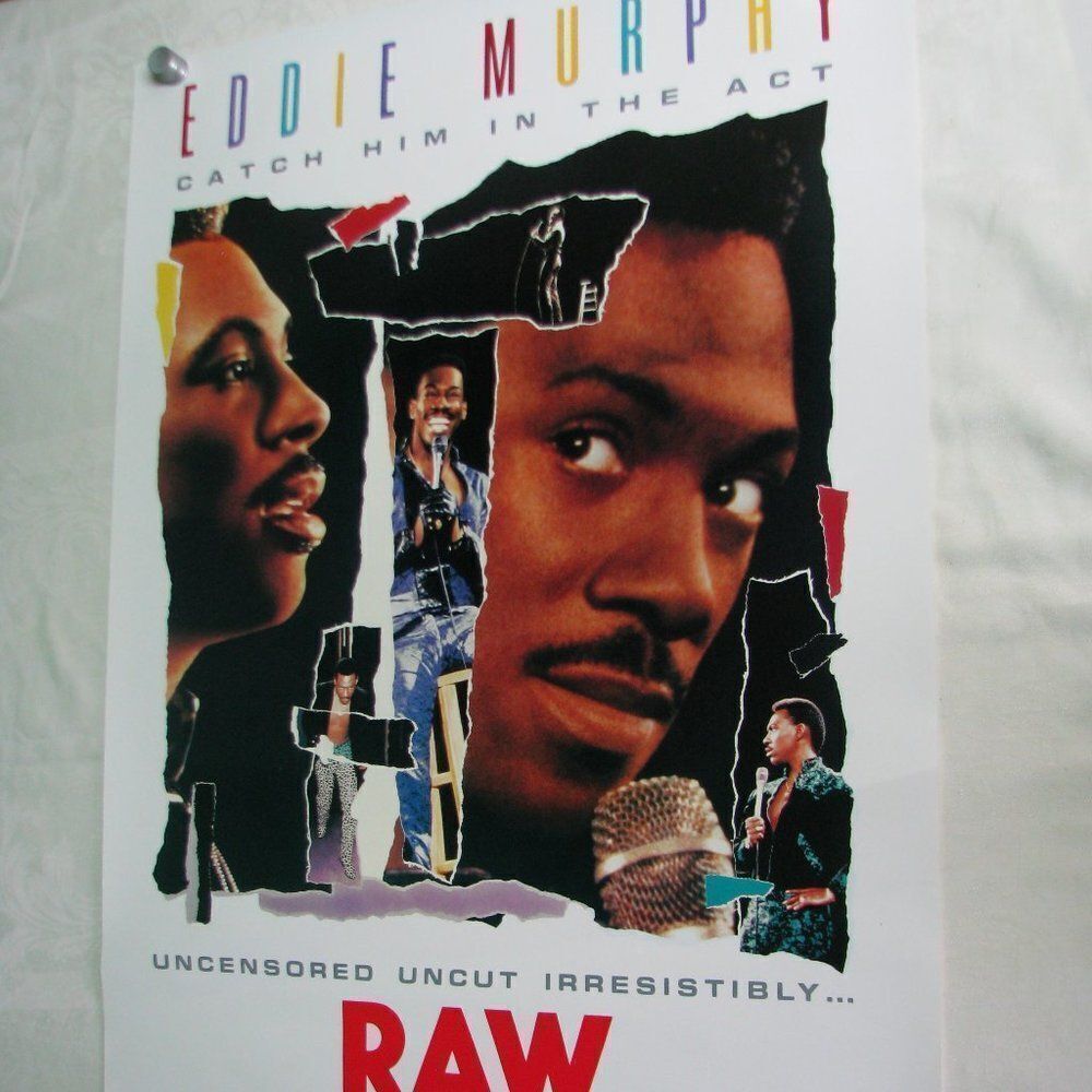 Vintage Eddie Murphy Raw Original Movie Poster